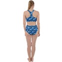 Star Hexagon Deep Blue Light Racer Back Bikini Set View2