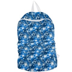 Star Hexagon Deep Blue Light Foldable Lightweight Backpack by Dutashop