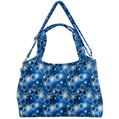 Star Hexagon Deep Blue Light Double Compartment Shoulder Bag