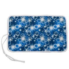 Star Hexagon Deep Blue Light Pen Storage Case (m) by Dutashop