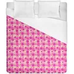 Heart Pink Duvet Cover (california King Size) by Dutashop