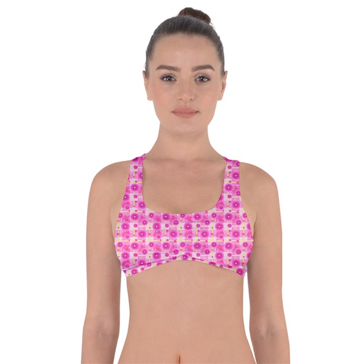 Heart Pink Got No Strings Sports Bra