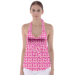 Heart Pink Babydoll Tankini Top by Dutashop