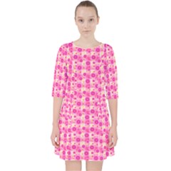 Heart Pink Pocket Dress by Dutashop