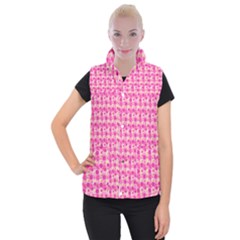 Heart Pink Women s Button Up Vest by Dutashop