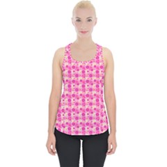 Heart Pink Piece Up Tank Top by Dutashop