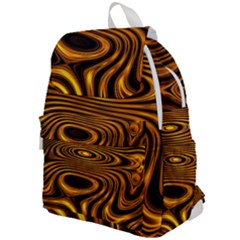 Wave Abstract Lines Top Flap Backpack by Dutashop