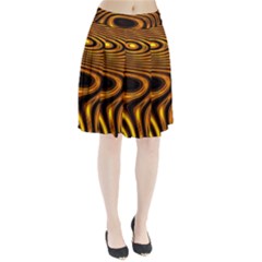 Wave Abstract Lines Pleated Skirt by Dutashop