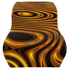 Wave Abstract Lines Car Seat Back Cushion 