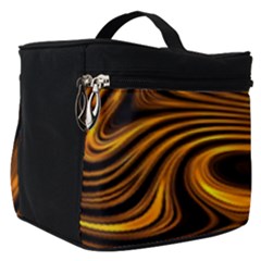 Wave Abstract Lines Make Up Travel Bag (small)