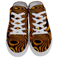 Wave Abstract Lines Half Slippers by Dutashop