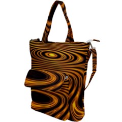 Wave Abstract Lines Shoulder Tote Bag