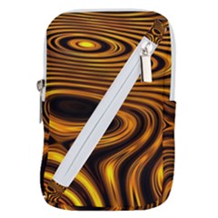 Wave Abstract Lines Belt Pouch Bag (small)