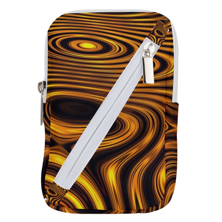 Wave Abstract Lines Belt Pouch Bag (Small)