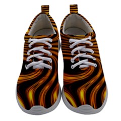 Wave Abstract Lines Athletic Shoes by Dutashop