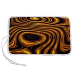 Wave Abstract Lines Pen Storage Case (m) by Dutashop