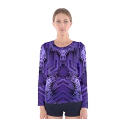 Mandala Neon Women s Long Sleeve Tee