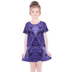 Mandala Neon Kids  Simple Cotton Dress