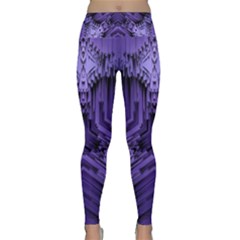 Mandala Neon Lightweight Velour Classic Yoga Leggings