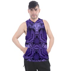 Mandala Neon Men s Sleeveless Hoodie