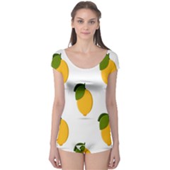 Lemon Fruit Boyleg Leotard  by Dutashop