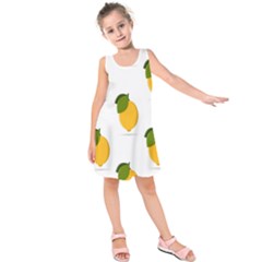 Lemon Fruit Kids  Sleeveless Dress by Dutashop