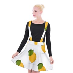 Lemon Fruit Suspender Skater Skirt by Dutashop