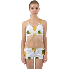 Lemon Fruit Back Web Gym Set