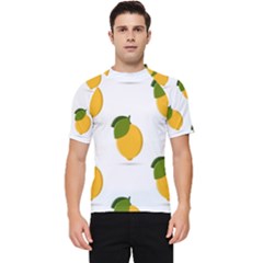 Lemon Fruit Men s Short Sleeve Rash Guard