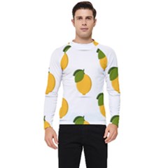 Lemon Fruit Men s Long Sleeve Rash Guard