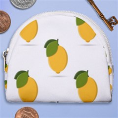 Lemon Fruit Horseshoe Style Canvas Pouch