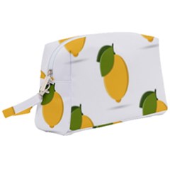 Lemon Fruit Wristlet Pouch Bag (large) by Dutashop