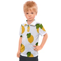 Lemon Fruit Kids  Polo Tee