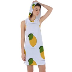 Lemon Fruit Racer Back Hoodie Dress by Dutashop