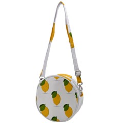 Lemon Fruit Crossbody Circle Bag