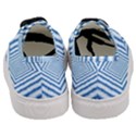 Metallic Blue Shiny Reflective Women s Classic Low Top Sneakers View4