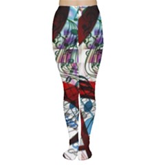 Music Treble Clef Sound Tights by Dutashop