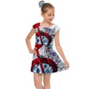 Music Treble Clef Sound Kids  Cap Sleeve Dress View1