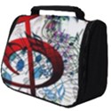 Music Treble Clef Sound Full Print Travel Pouch (Big) View1