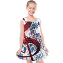 Music Treble Clef Sound Kids  Cross Back Dress