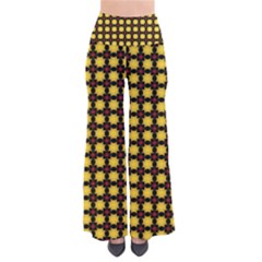 Yellow Pattern Green So Vintage Palazzo Pants by Dutashop