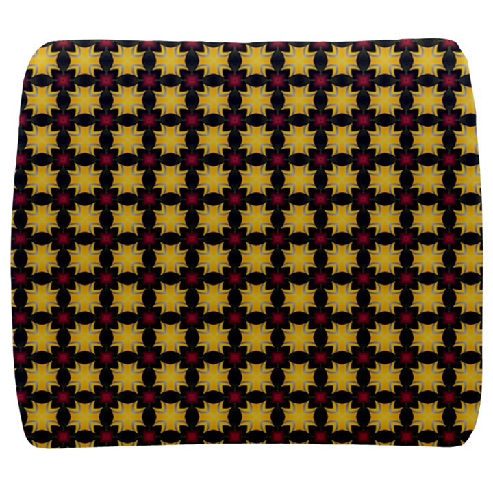 Yellow Pattern Green Back Support Cushion