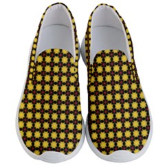 Yellow Pattern Green Men s Lightweight Slip Ons