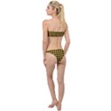 Yellow Pattern Green Classic Bandeau Bikini Set View2