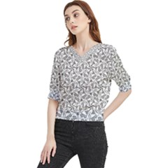 City Quarter Sleeve Blouse