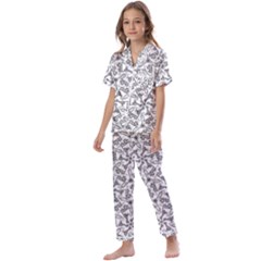 City Kids  Satin Short Sleeve Pajamas Set