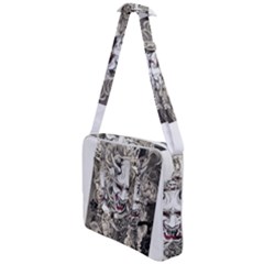 Samurai Oni Mask Cross Body Office Bag by Saga96