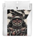 Samurai Oni Mask Duvet Cover Double Side (Queen Size) View1