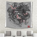 Samurai Oni Mask Square Tapestry (Large) View2