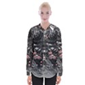 Samurai Oni Mask Womens Long Sleeve Shirt View1